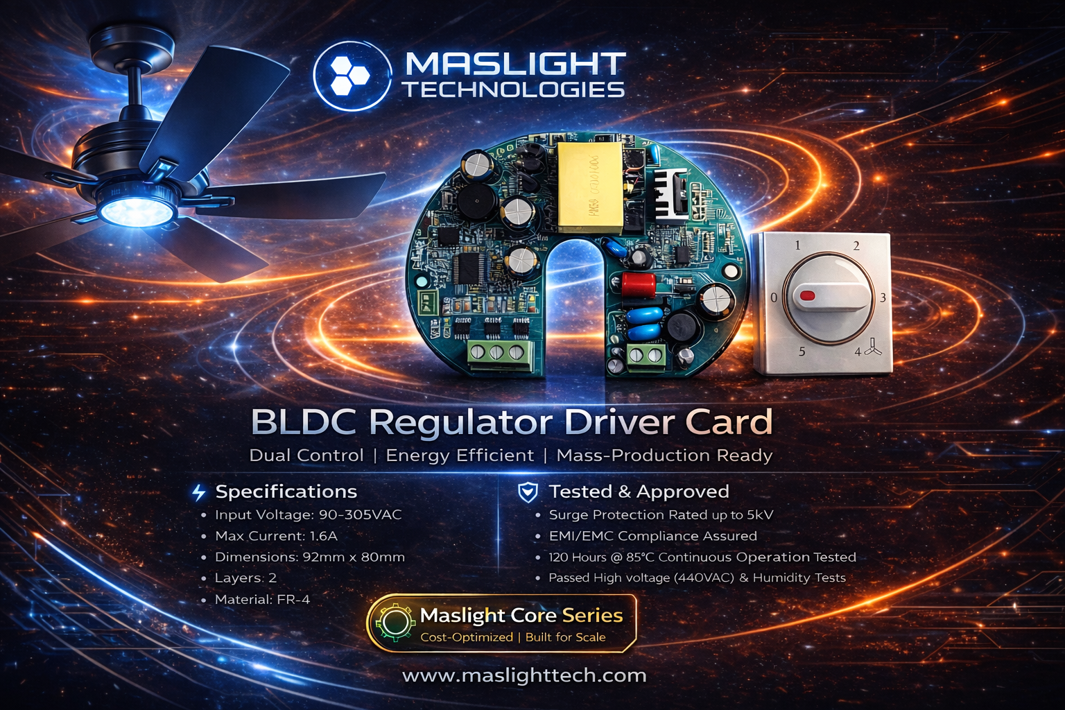 BLDC Regulator Driver Card